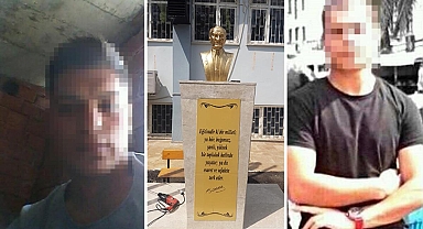 Antalya Serik’te Atatürk büstüne çirkin saldırı! Şüpheli yakalanıp tutuklandı
