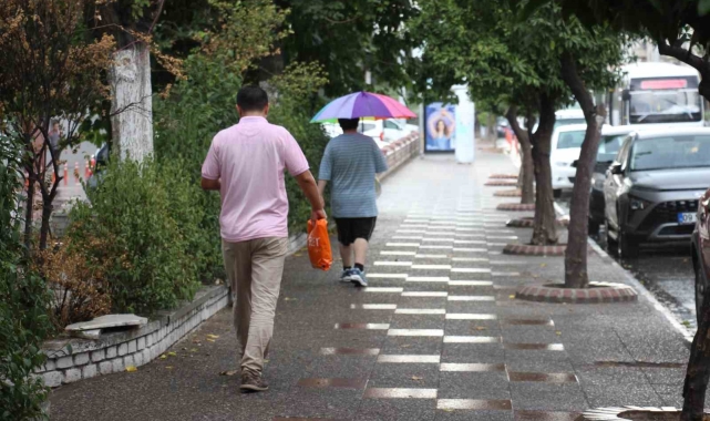 Aydın'da başlayan yaz yağmuru serinletti