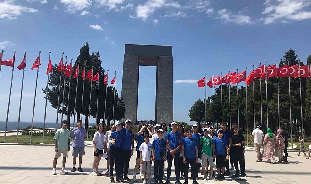 Başarılı sporcular Çanakkale gezisiyle ödüllendirildi
