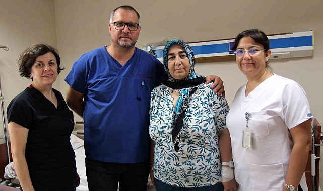 Denizli'de ilk uygulanan yöntem sayesinde sağlığına kavuştu