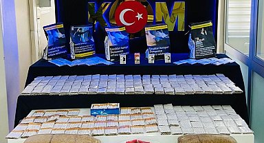 Denizli'de kaçakçılık operasyonlarında 9 kişi yakalandı