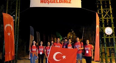 Dokuz Eylül Zafer Yürüyüşü için Afyon Kocatepe'de