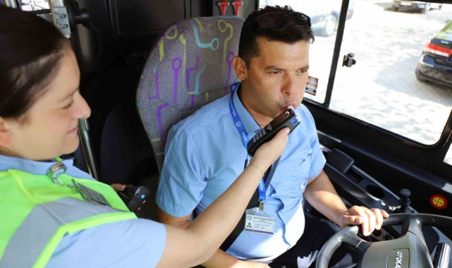 Güvenli ulaşım için otobüsler sürekli denetleniyor