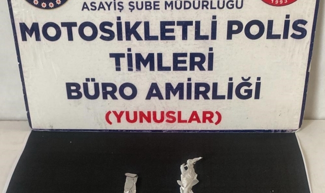 Kütahya'da Yunus Timlerince bir kişinin üzerinde uyuşturucu ele geçirildi