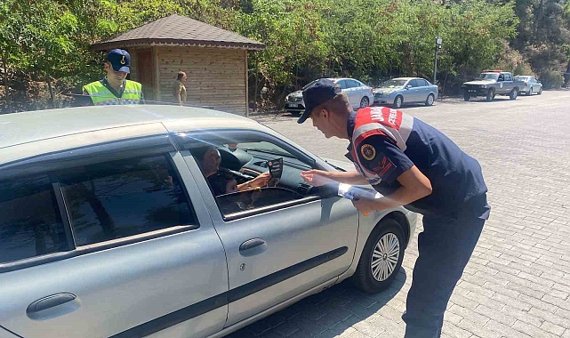 Milli Park'ta ziyaretçiler orman yangınlarına karşı bilgilendirildi