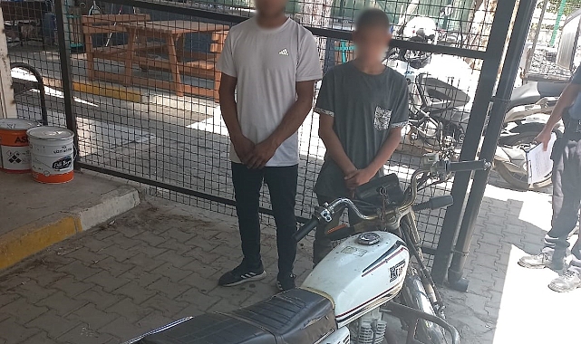 Trafik polisinin dikkati, motosiklet hırsızlarına geçit vermedi