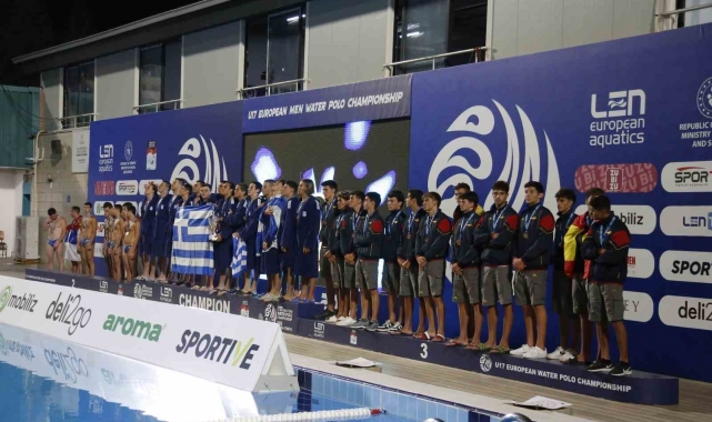 U17 Erkekler Avrupa Sutopu Şampiyonası'nda Yunanistan şampiyon oldu