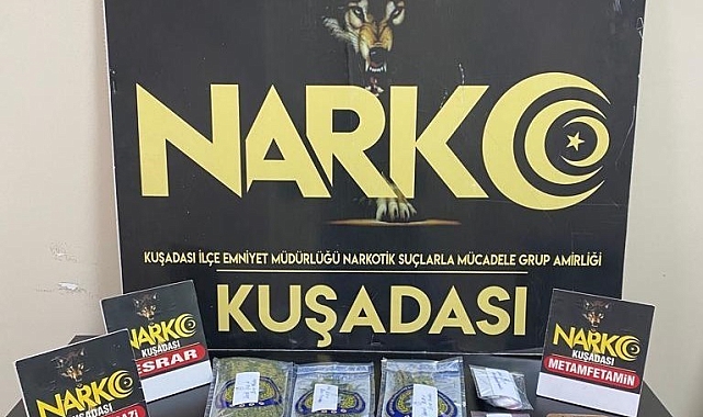 Uyuşturucu satışı yapılan eve polis baskını