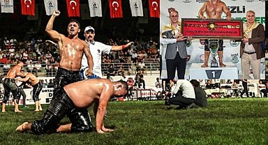 Altın kemer Yusuf Can Zeybek'in