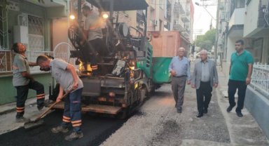 İzmir Karabağlar'da asfalt denetimi