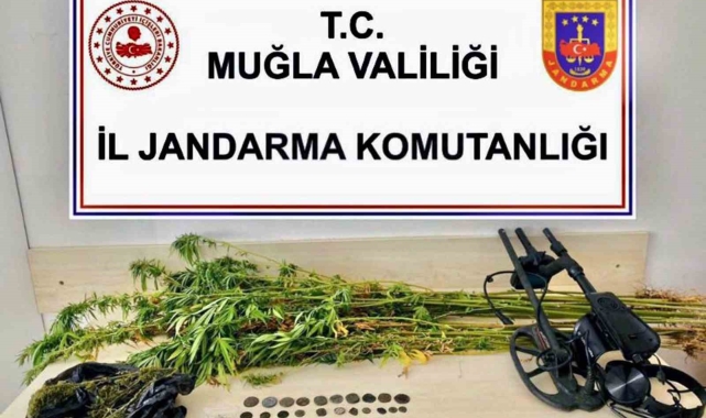 Jandarmadan uyuşturucu ve tarihi eser operasyonu