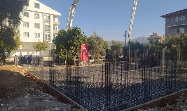 Kötekli 'de hayırsever vatandaş tarafından yaptırılacak Cami temeli atıldı