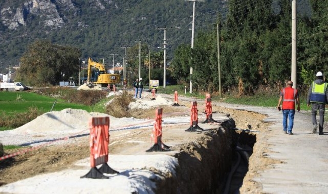 Ören'de altyapı çalışmalarına devam