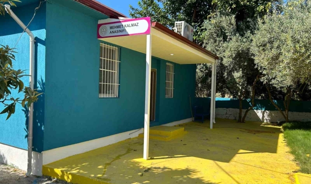 Sarıkemer'deki ana sınıfı hayırsever tarafından yenilendi
