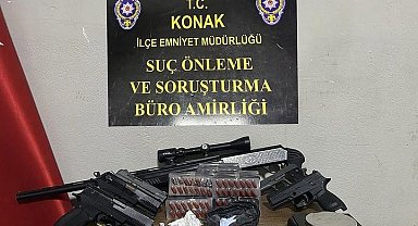 Suç makinesi kıskıvrak yakalandı, evinde cephanelik çıktı