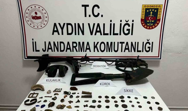 Yabancı uyruklu şüpheli kaçak kazı yaparken suçüstü yakalandı