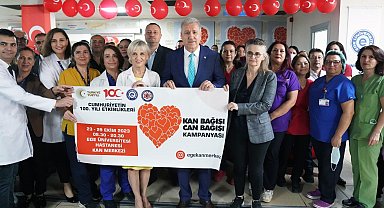 Ege Üniversitesinden '100. Yıl Kan Bağışı Can Bağışı Kampanyası'