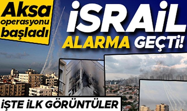 İsrail-Filistin gerilimi tırmandırıyor: Hamas 'Aksa Tufanı' operasyonunu dünyaya duyurdu... Netanyahu'dan ilk açıklama geldi: Savaştayız