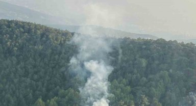 İzmir'de orman yangını: 58 dakikada kontrol altına alındı