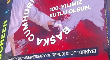 Sabancı, 100. yıl coşkusunu Times Meydanı'na taşıdı