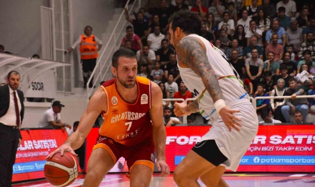 Türkiye Sigorta Basketbol Süper Ligi: Aliağa Petkimspor: 76 - Galatasaray: 74