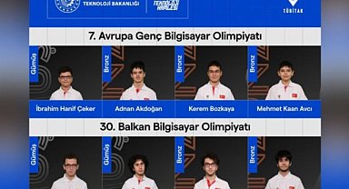 Bilgisayar Olimpiyatları'nda gururlandıran başarı