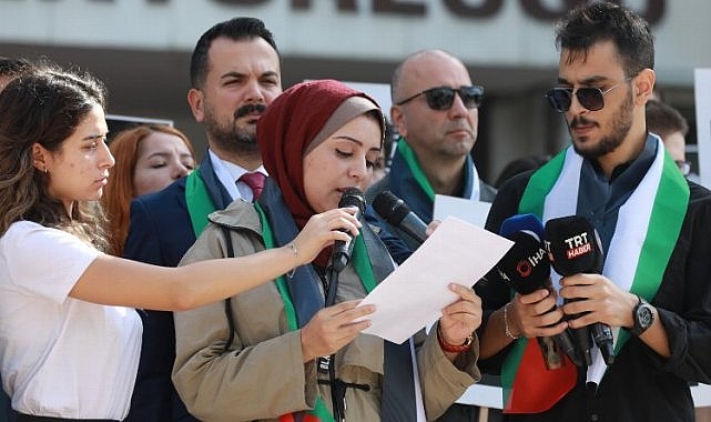 Dokuz Eylül'den İsrail zulmüne kınama