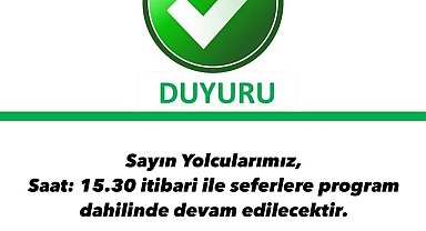 İzmir'de vapur seferleri yeniden başladı
