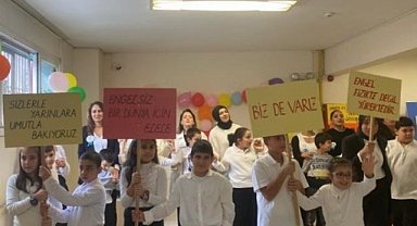 Bayraklı Kızılay engelli çocukların yüzünü güldürdü