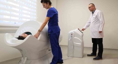 DEÜ'nün GETAT Merkezinde ozon sauna uygulaması hizmete girdi