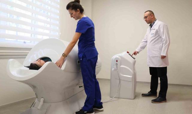 DEÜ'nün GETAT Merkezinde ozon sauna uygulaması hizmete girdi