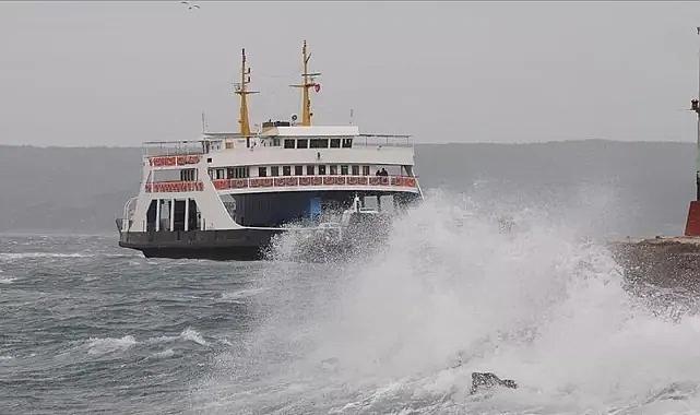 İstanbul'da vapur seferlerine hava engeli