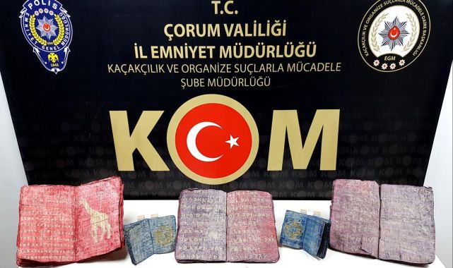 5 el yazması kitap ele geçirildi