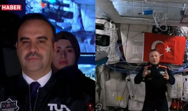 Bakan Kacır, Türkiye'nin ilk astronotu Gezeravcı ile görüştü