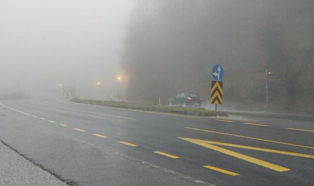 Bolu Dağı'nda görüş mesafesi azaldı