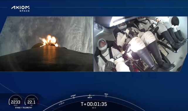 İlk Türk astronotun uzay yolculuğu başladı