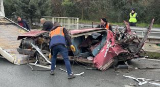 Trabzon'da feci kaza 2 ölü, 2 yaralı