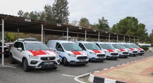 Türkiye'den KKTC polisine araç ve ekipman desteği