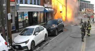 Washingtonda doğal gaz patlaması