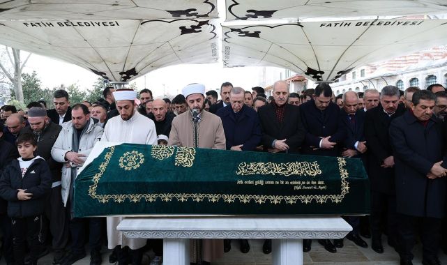 Cumhurbaşkanı Erdoğan, Fatma Sevim Baltacı'nın cenazesine katıldı