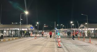 Heyelan bölgesine çevre illerden araç ve personel desteği