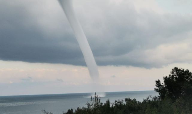 Antalya'da hortum kamerada
