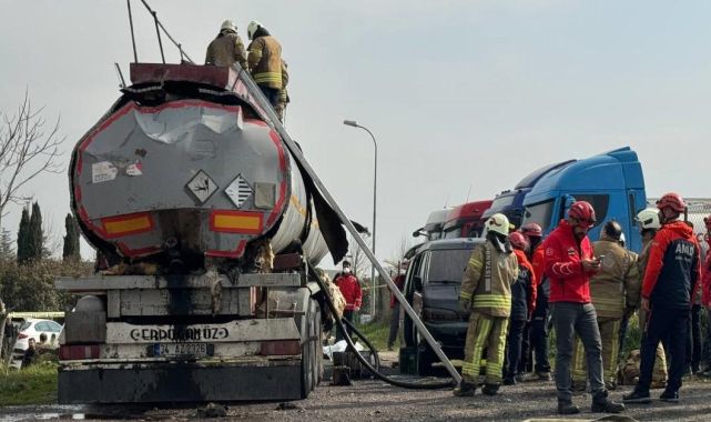 Ataşehir'deki tanker patlamasıyla ilgili 2 kişi tutuklandı