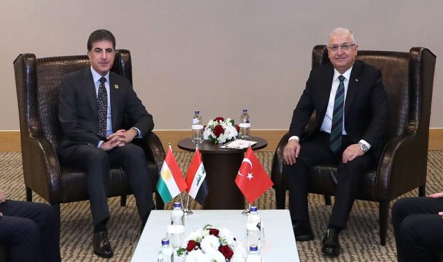 Bakan Güler, IKBY Başkanı Barzani ile görüştü