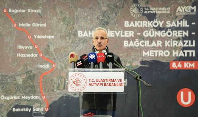 Bakırköy SahilBağcılar Kirazlı Metro Hattı yarın açılıyor