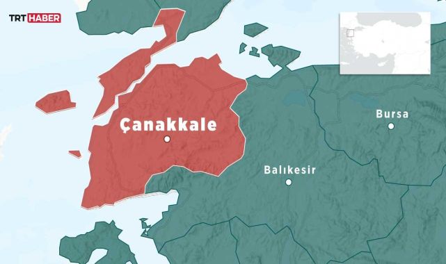 Çanakkale'de 4,9 büyüklüğünde deprem