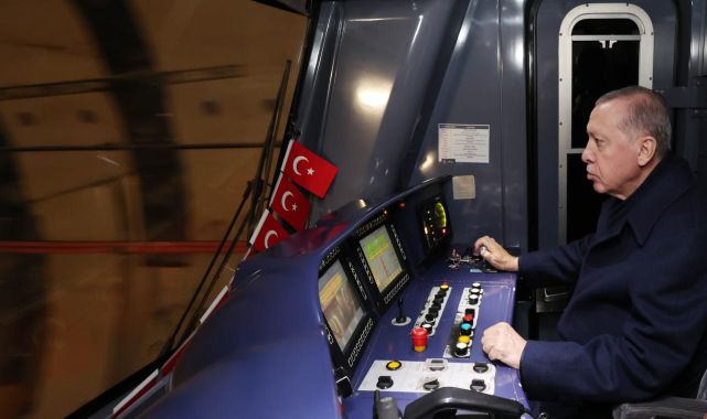 Erdoğan, Bakırköy SahilBağcılar Kirazlı Metro Hattın'nın açılış sürüşünü yaptı