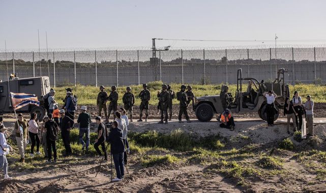 İsrailli işgalciler yerleşim birimleri kurulması talebiyle Gazze'ye yürüdü