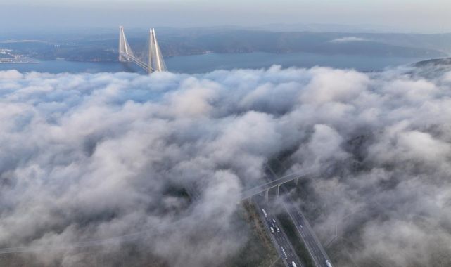 İstanbul'un kuzey ve yüksek kesimlerinde sis etkili oldu