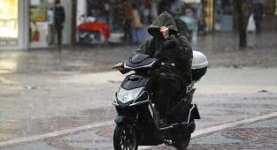 Kastamonu'da dolu yağışı etkili oldu